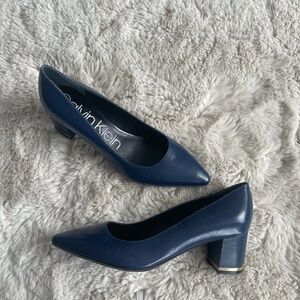 Calvin Klein Women's Blue Heels